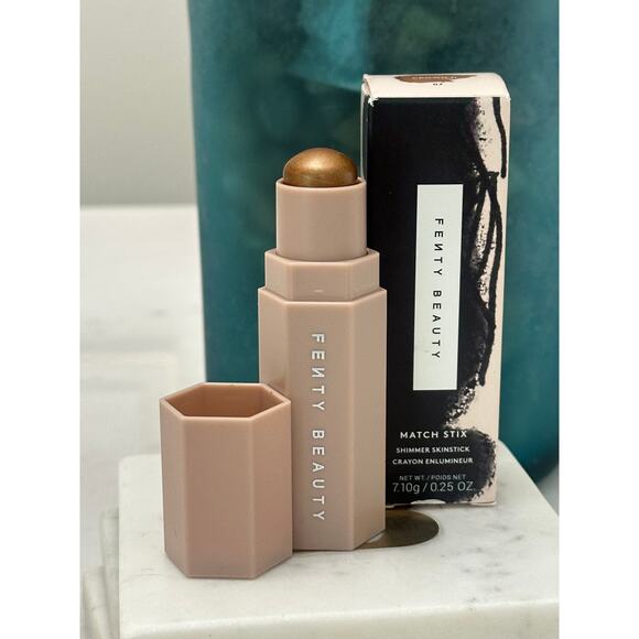 Fenty Beauty NIB Match Stix Shimmer Skinstick Highlighter Blush 0.25 oz Crown'd - Picture 1 of 7